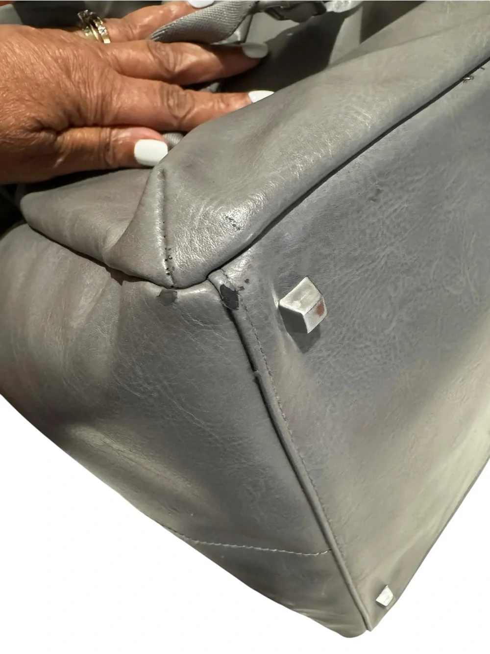 Béis Gray Convertible Backpack Tote